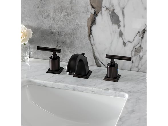 Kingston Brass Manhattan Widespread Bathroom