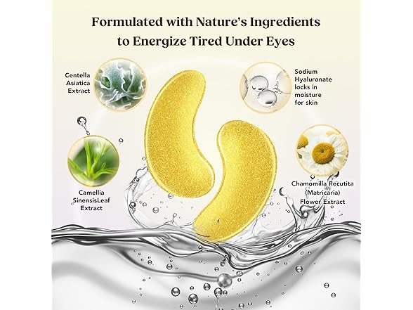 DERMORA Golden Glow Under Eye Patches