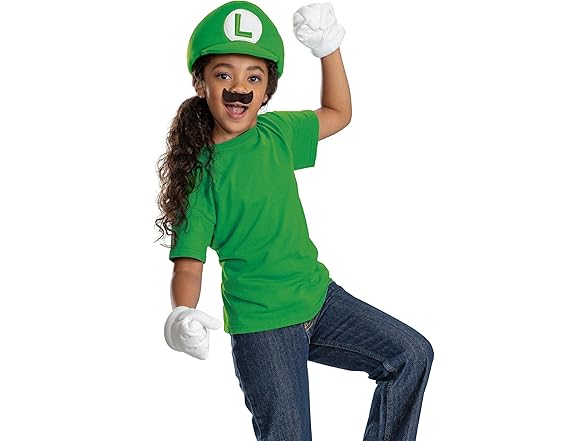 Disguise Luigi Child Costume Accessory Kit