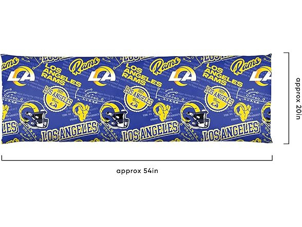 LOS ANGELES RAMS Plush Body Pillow