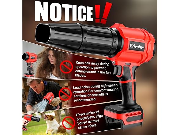 Crivnhar Leaf Blower Milwaukee 18V