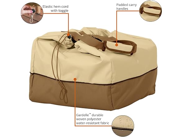 Water-Resistant Table Top Grill Cover