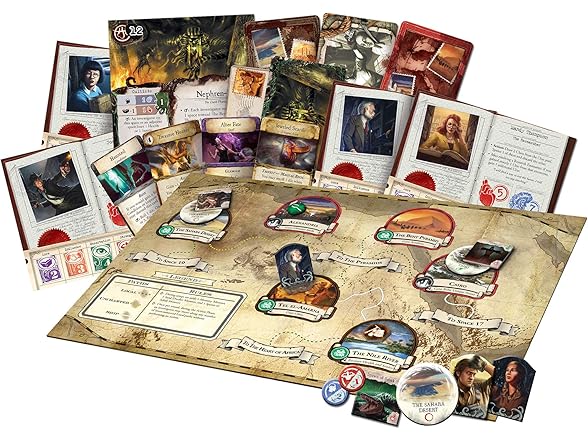 Asmodee Eldritch Horror Under the Pyramids Board