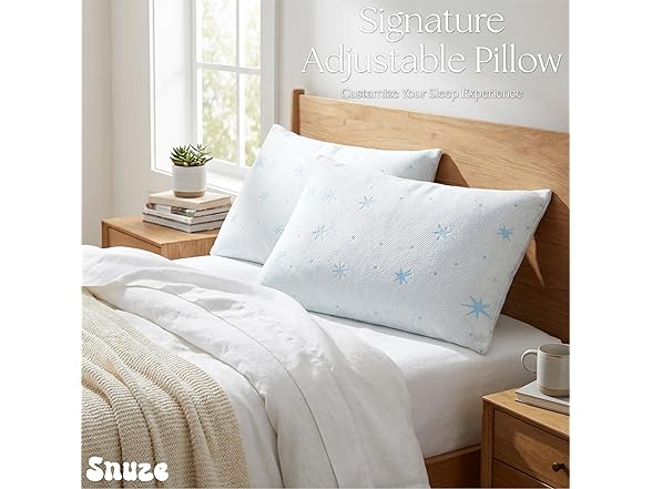 Snuze Signature Adjustable Bed Pillow