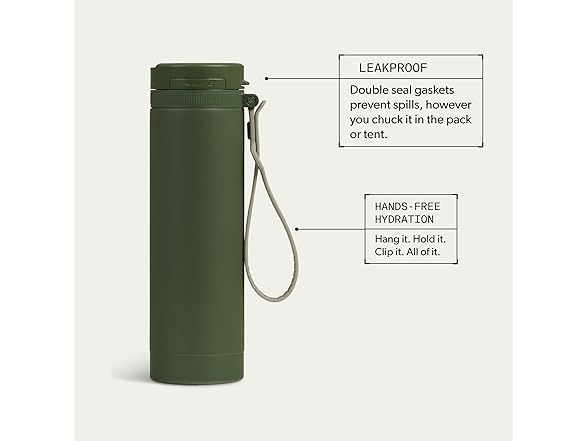 Dometic 22oz Insulated Sip Bottle - Lichen