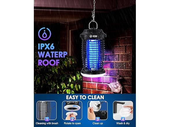 15W Bug Zapper w/LED Light