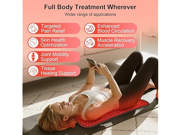 Red Light Therapy Pad for Body 31" x 14"
