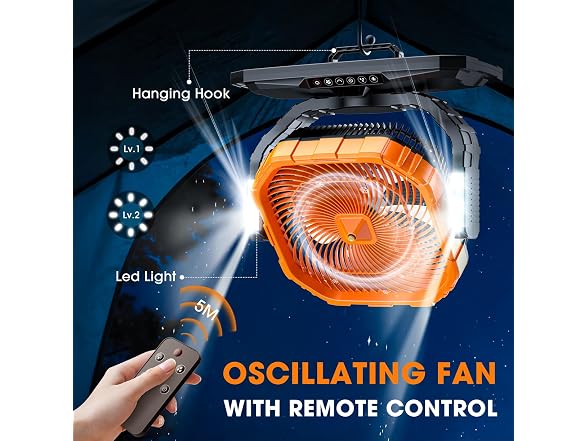 Ausic 5 Gal 12" Portable Misting Fan