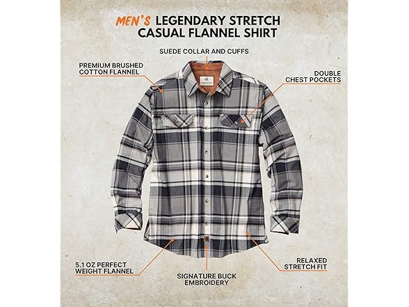 Legendary Whitetails Men Long Sleeve Button Shirt