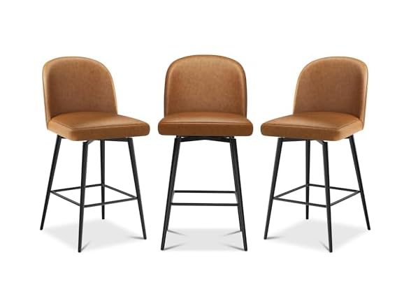 Erdoru Swivel Bar Stools Set of 3