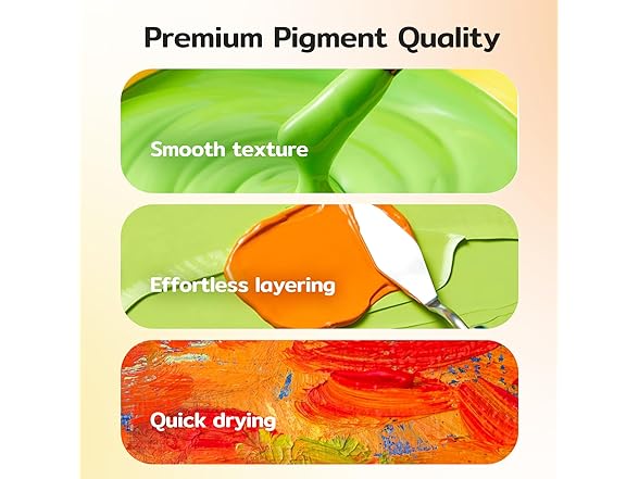 Color More 14 Colors Acrylic Paint Set