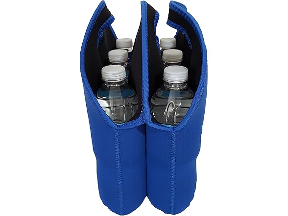 Cold Cache Bottle Can Cooler Insulated 6 Pack Tote