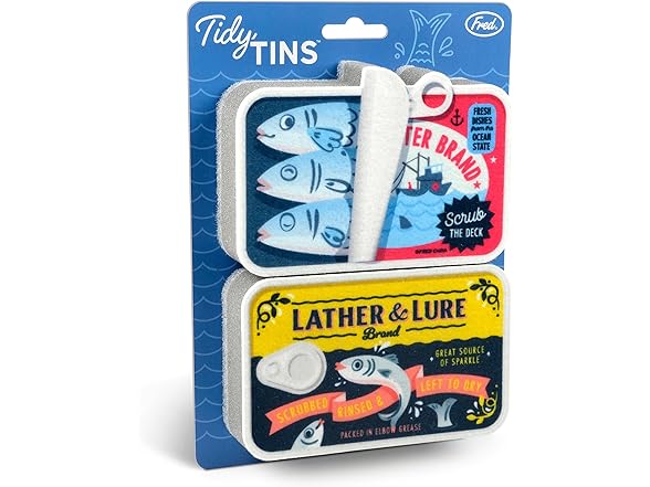 Genuine Fred Sardine Sponges 2pk