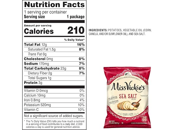 Sea Salt Chips 1.375oz 64pk