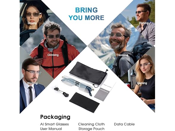 GenXenon AI Smart Bluetooth Glasses