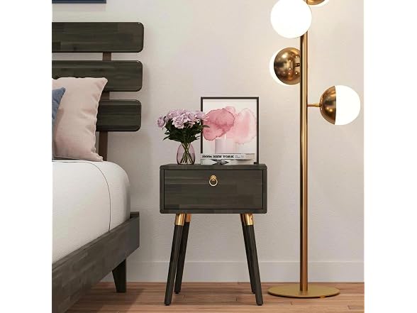 Bme Caden Solid Wood Nightstand