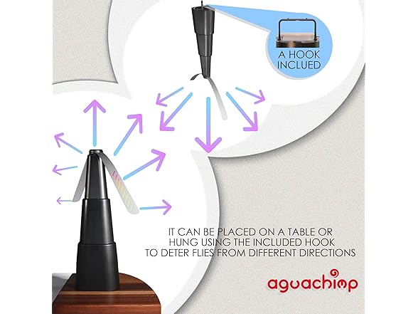 AguaChimp-Fly Fans for Tables