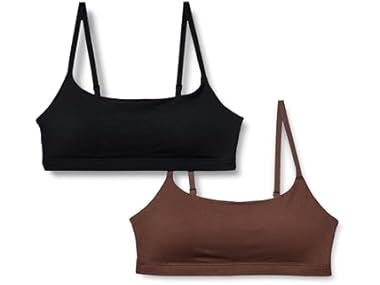 $10.99, Was $22.90, 52% Off! Amazon Essentials Women Cotton Jersey Scoop Bralette dealfomo