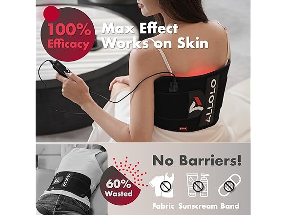 ALLOLO 112 LEDs Red Light Therapy Pad