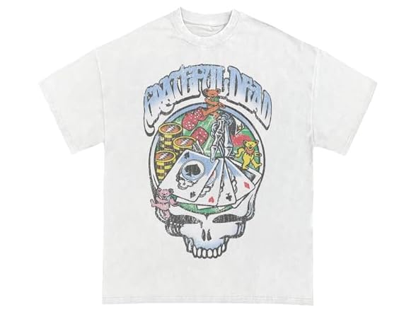 Grateful Dead (M) Cards Dice T-Shirt
