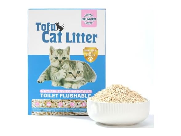 Tofu Cat Litter 11.2LB(5.6LB*2) Fast Clumping