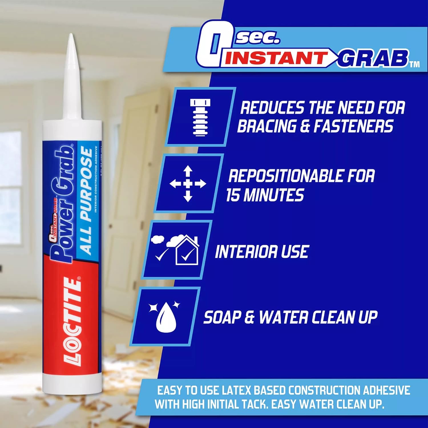 Loctite Power Grab Express Adhesive 9 fl oz - Gallery 10