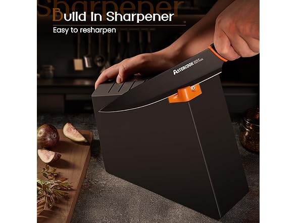 Astercook 15 Pcs Kitchen Knife Set