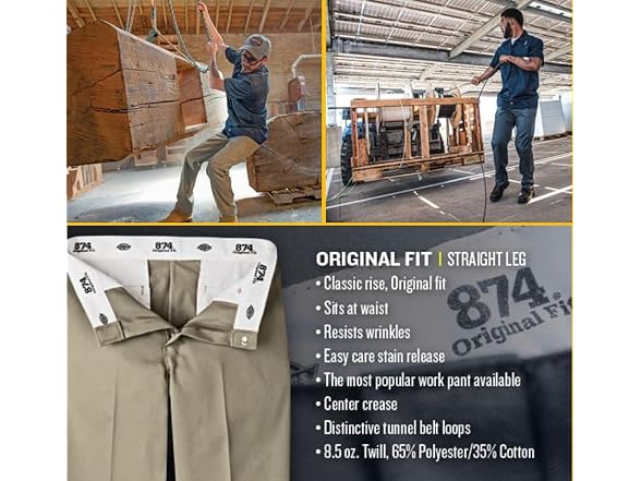 Dickies Men (29W x 32L) Original 874 Work Pant