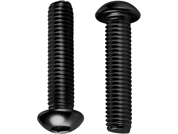 M5x20 Button Head Screws 50Pcs Black