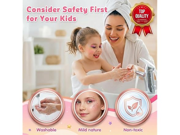 Hollyhi B09JG1441T Kids Makeup Kit