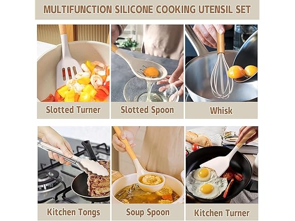 Umite Chef Kitchen Cooking Utensils Set, 33 pc