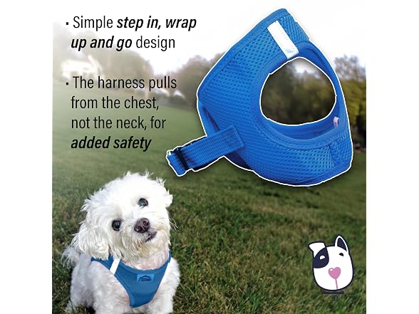 Doggie Design Dog Harness Cobalt Blue, XS