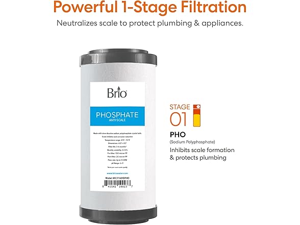 Water Filter System 5 Micron 50000 Gal