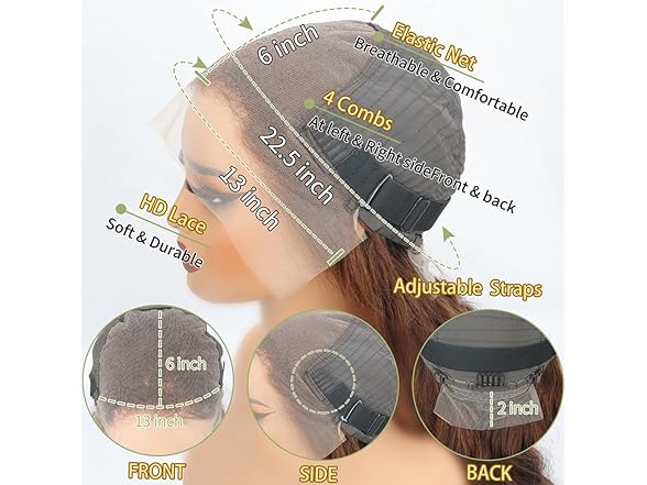 Brown Human Hair Wig