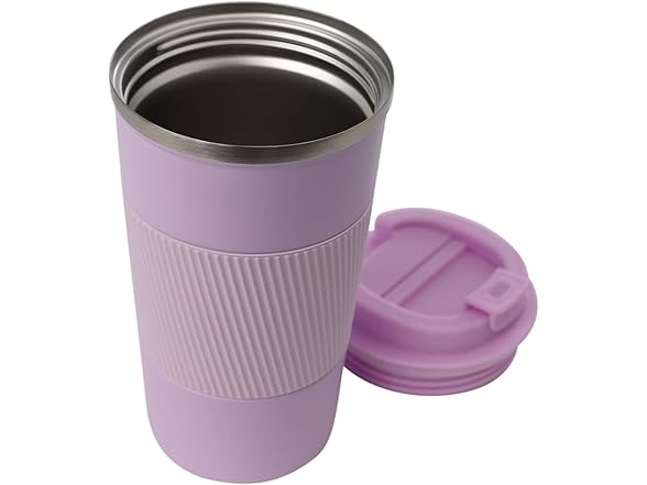 Sip+Sea Dominica 18 oz Travel Coffee Mug Lavender