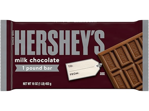 Hersheys Milk Chocolate Bar 1lb