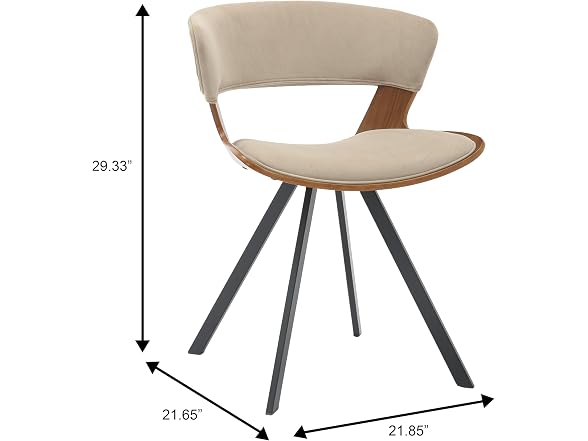 Leisuremod Nymia Mid-Century Chair