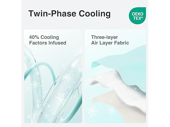 Novilla Cooling Mattress Topper, Cal King