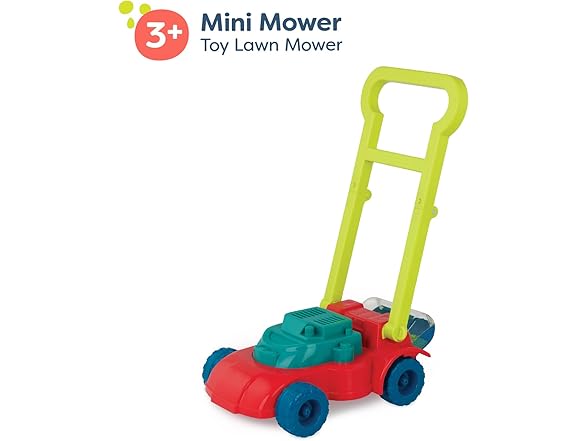B. toys Toy Lawn Mower Bead Tumbler Push Toy