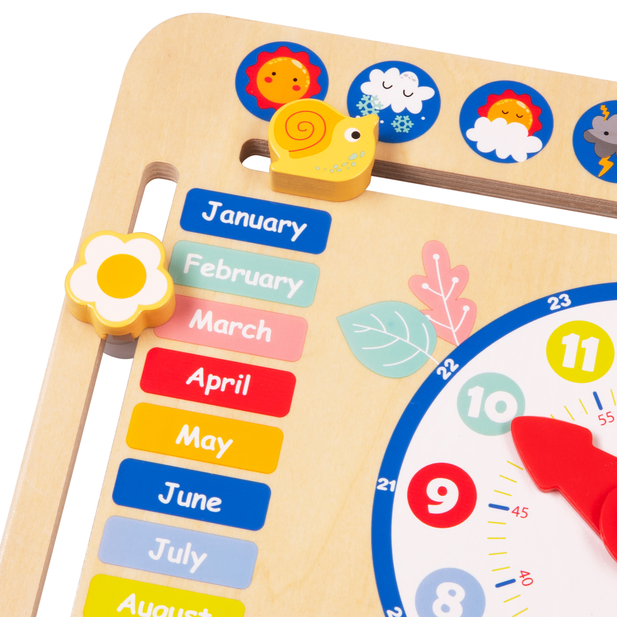 Zummy Wooden Calendar Learning Toy - Gallery 5