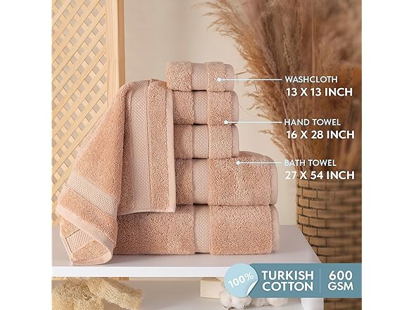 Luxury Turkish Cotton Bath Towel