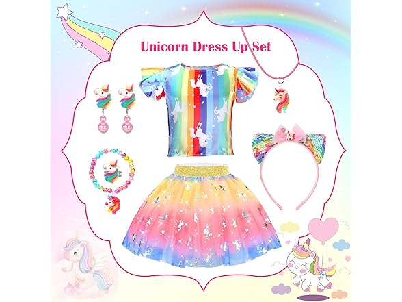 OHARLOBE Princess Dresses Costume for Girls