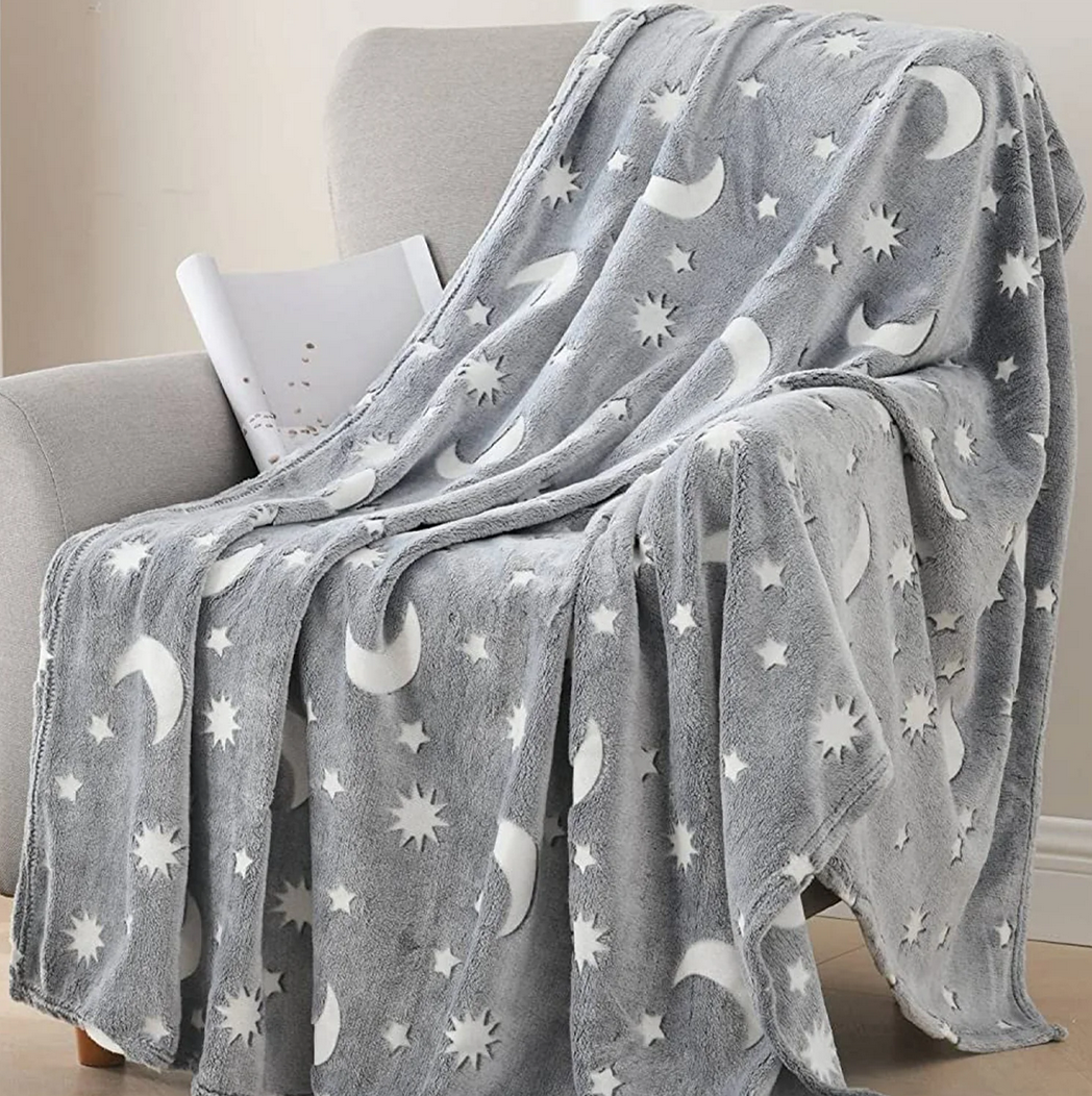 Glow in the Dark Ultra Soft Micro Plush Fleece Throw - Gallery 14
