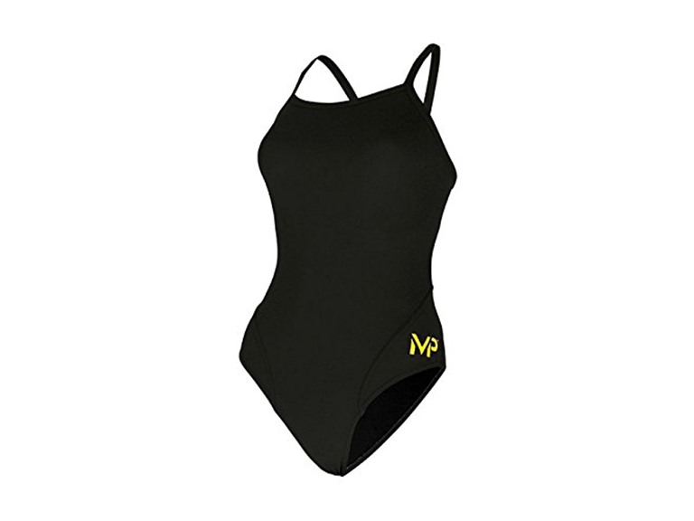 Michael Phelps Solid Mid Back Swimsuit