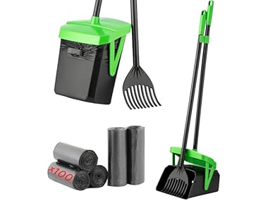$14.99, Was $23.99, 37% Off! Pooper Scooper Swivel Bin & Rake dealfomo