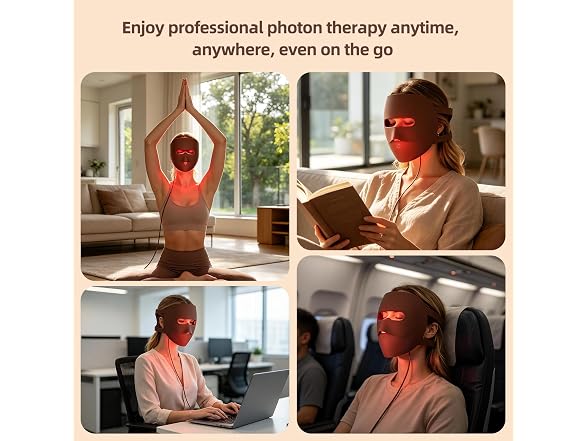 9D Red Light Therapy Mask