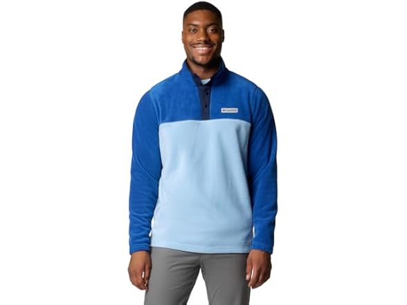 Columbia Mens Steens Half Snap, Large