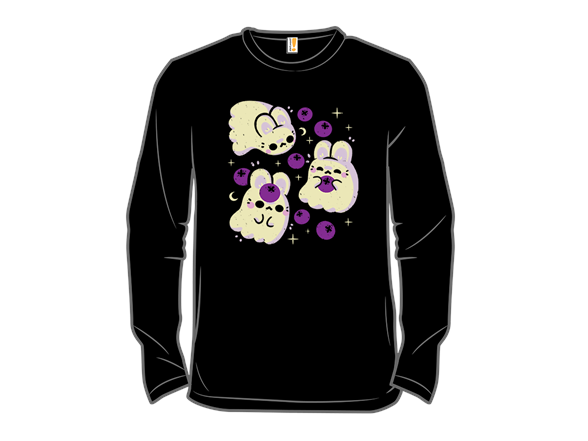 Cute Bunny Ghosts and Blueberries - Gallery 6