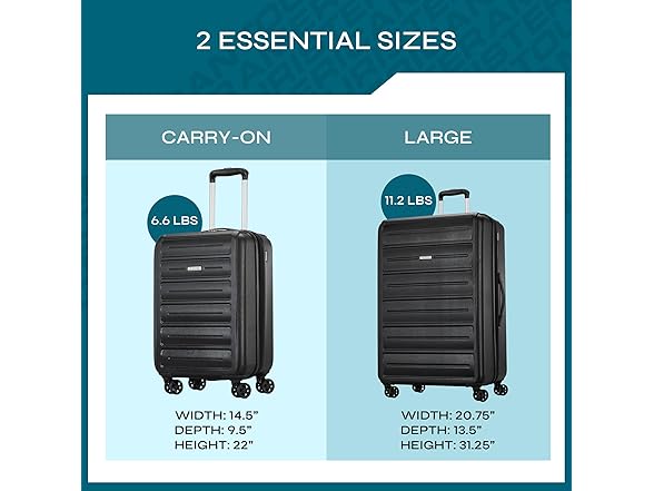 American Tourister Westridge Hardshell Luggage Set - 2 Piece
