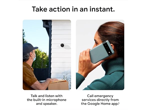 Google Nest Outdoor and Indoor Cam White